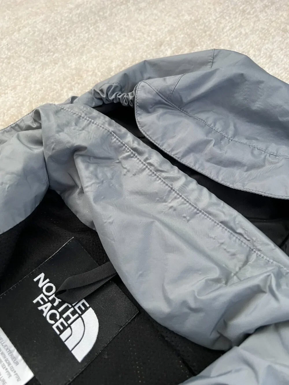 The North Face gray black